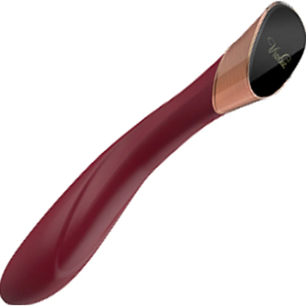 Manto Touch Panel G-Spot Vibrator, 8.75", Wine Red