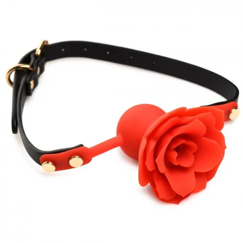Master Series Blossom Silicone Rose Gag