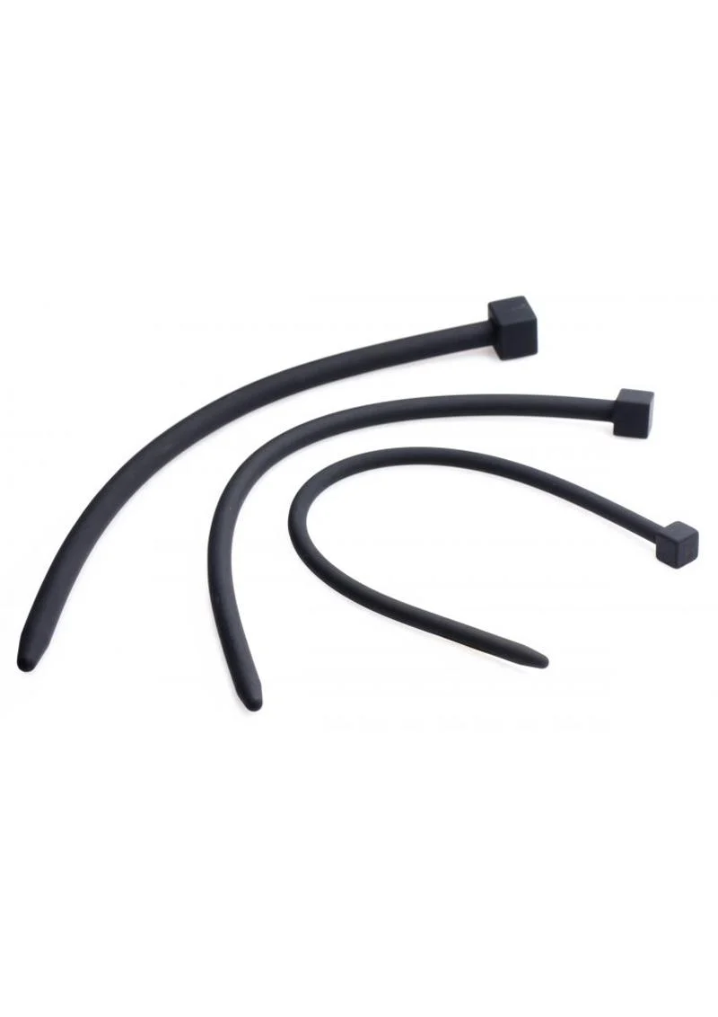 Master Series Bolted Deluxe Silicone Urethral Sounds