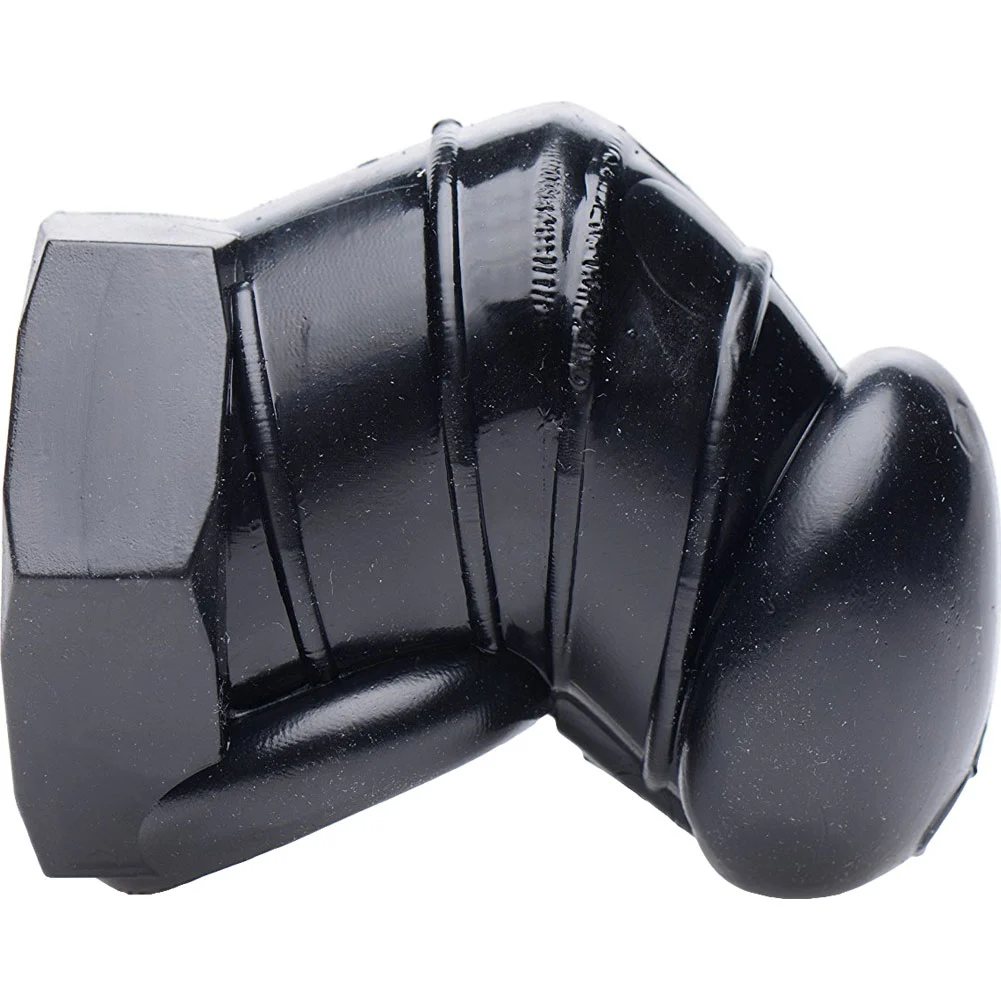 Master Series Detained Restrictive Chastity Cage, 3", Black