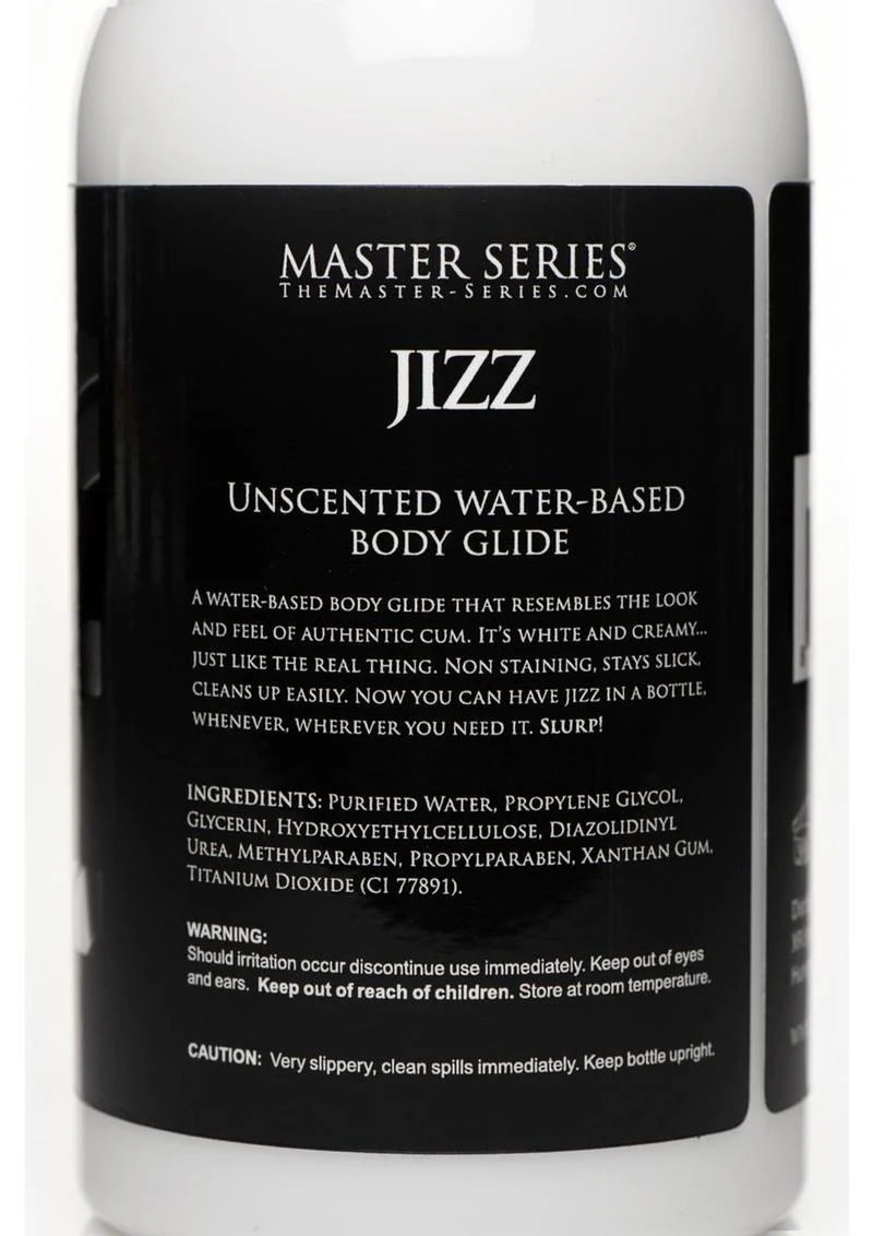 Master Series Jizz Unscented Water Based Lube