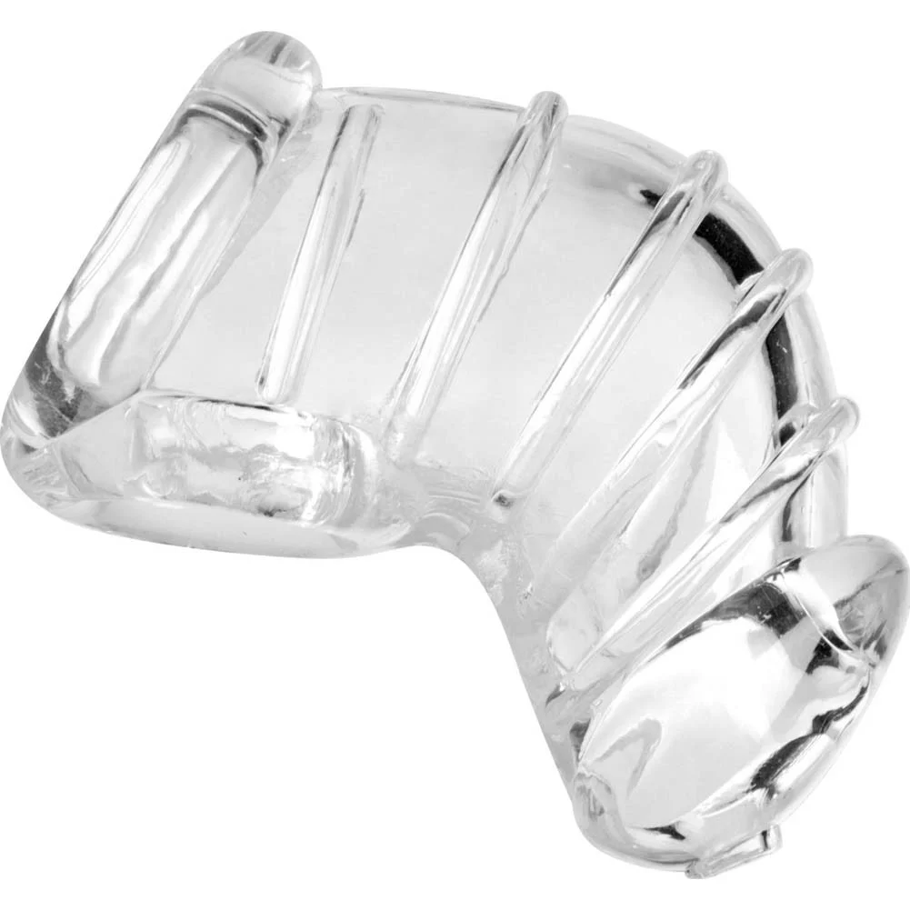 Masters Detained Soft Body Chastity Cage, Clear