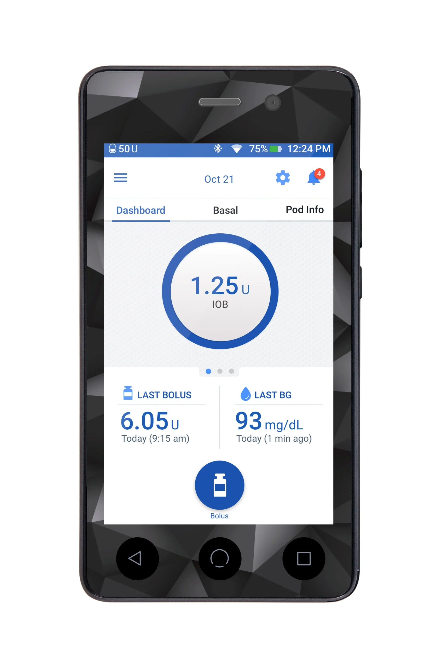Matte Geometric Sticker for Omnipod DASH PDM – Pump Peelz
