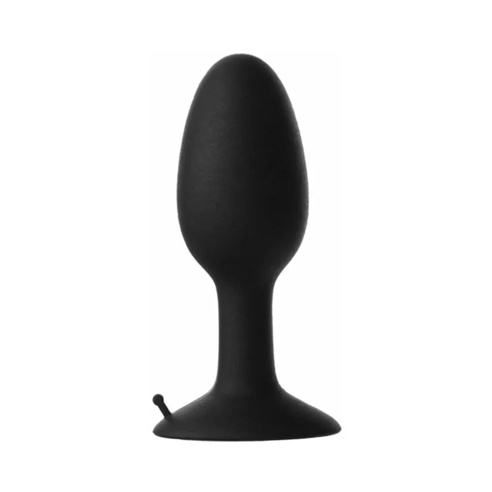Medium Weight Butt Plug 100mm Black