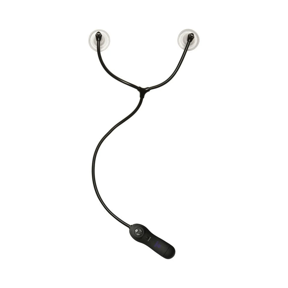 Merci Swell Vibrating Nipple Sucker Cups Black