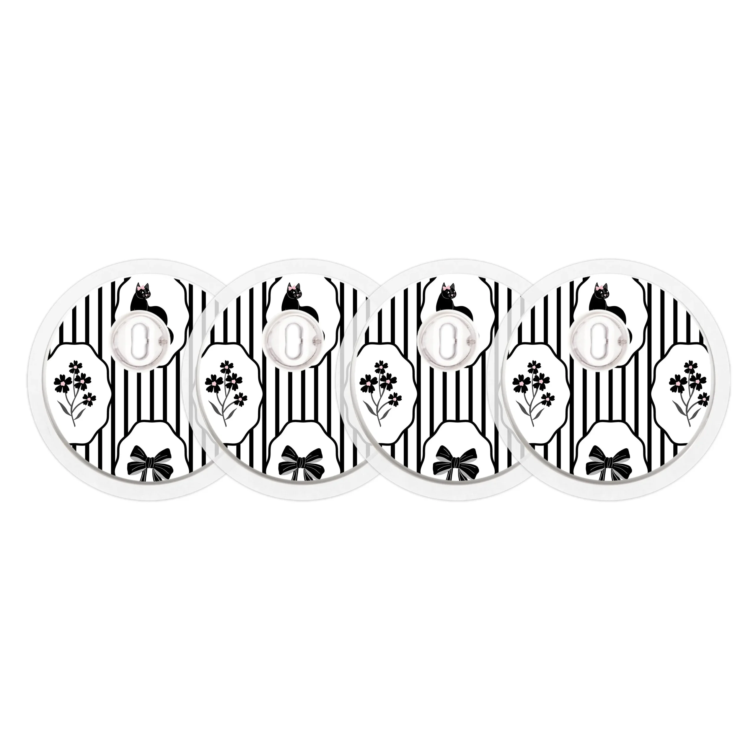 Midnight Cat FreeStyle Libre 3 Plus & LingoSensor Sticker - Pump Peelz