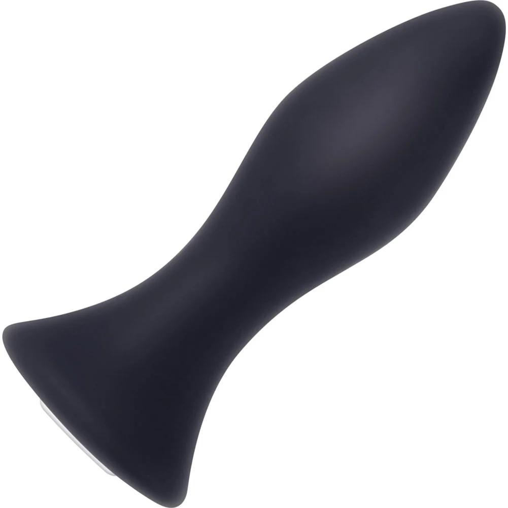 Mighty Mini Rechargeable Silicone Plug, 3.5", Black