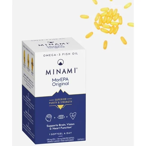 Minami Nutrition Morepa Smart Fats Fish Oil Capsules