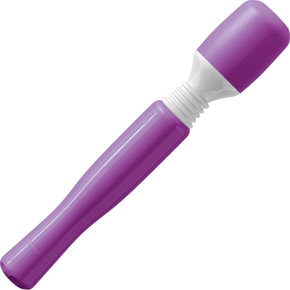 Mini Wanachi Silicone Vibrating Massager, 8.25", Purple