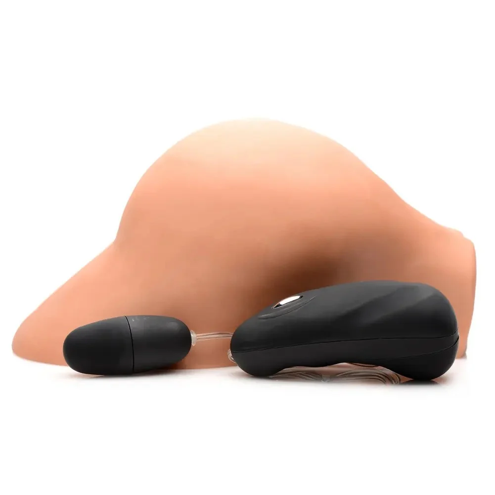 Mistress Backdoor Vibrating Realistic BioSkin Masturbator, Vanilla, Jesse
