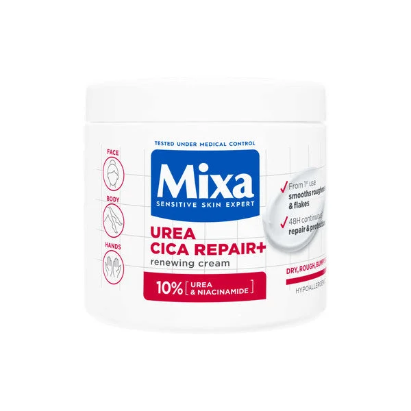 Mixa Urea Cica Repair Cream Very Dry Skin Jar 400 mL