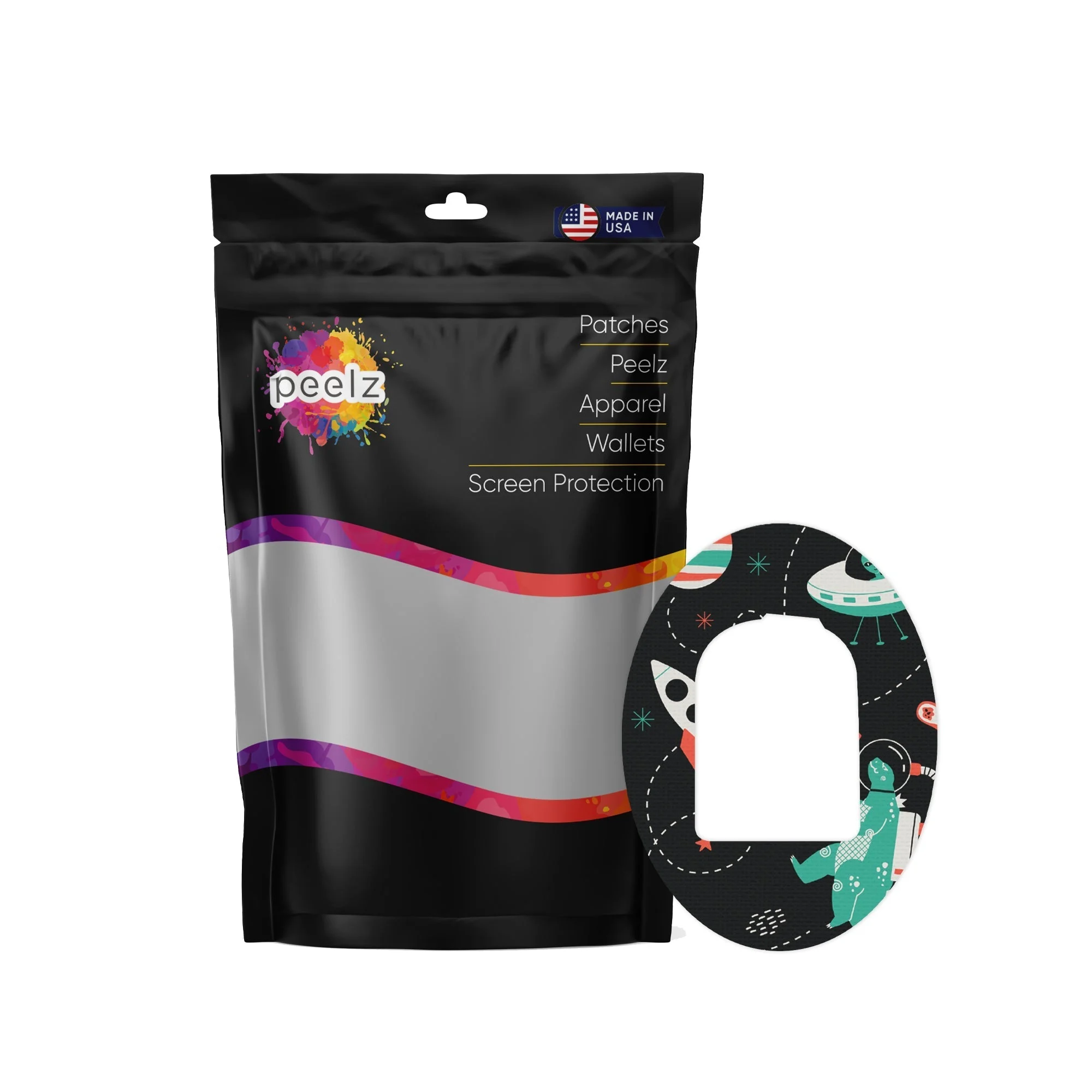 Monster in Space Pod Patch Tape - Pump Peelz