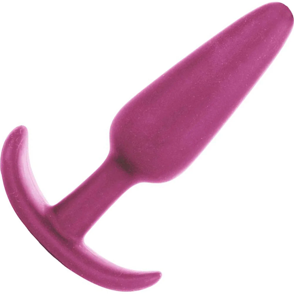Mood Naughty 1 Series Tapered Silicone Plug, 3.5", Pink