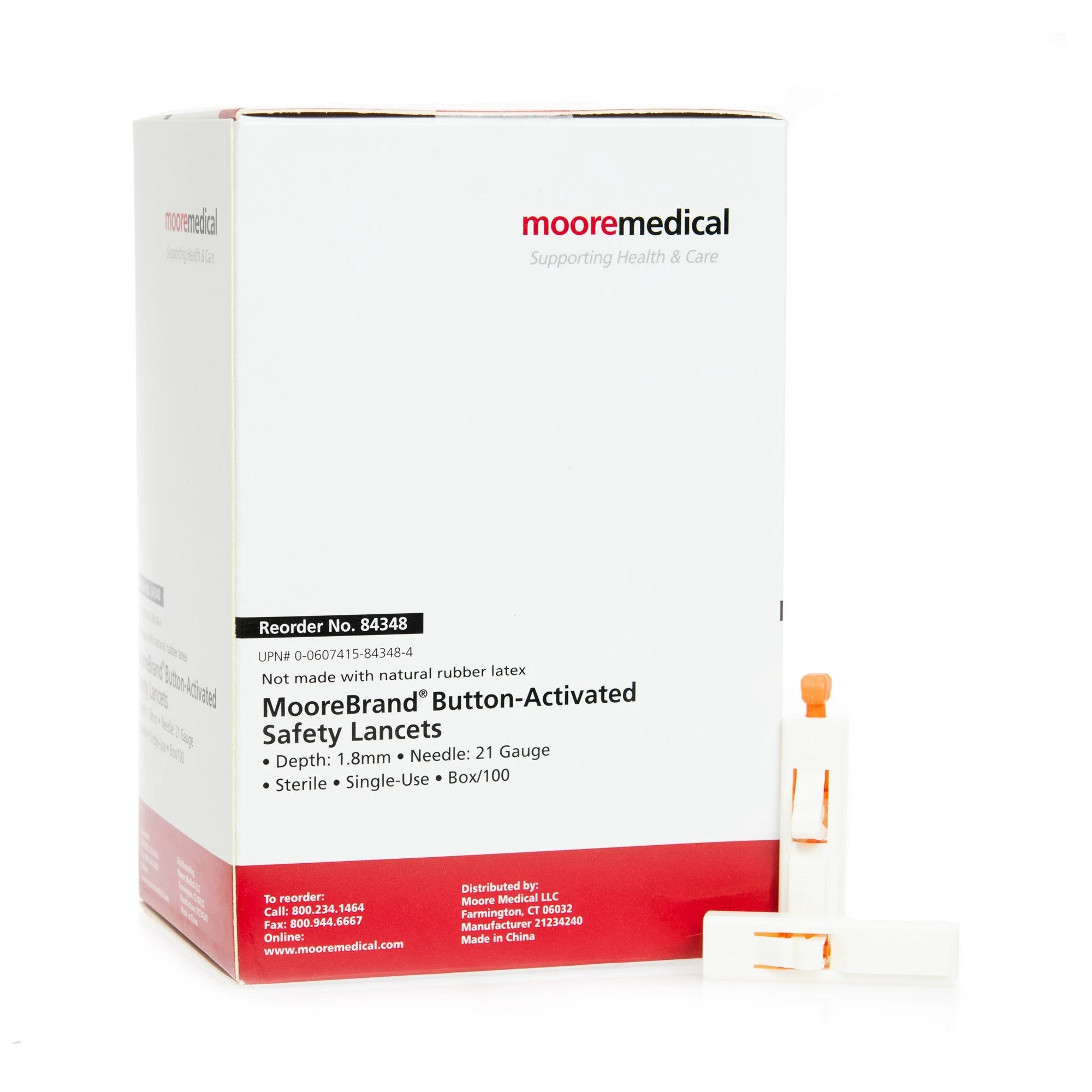 MooreBrand Push Button Activation Lancets