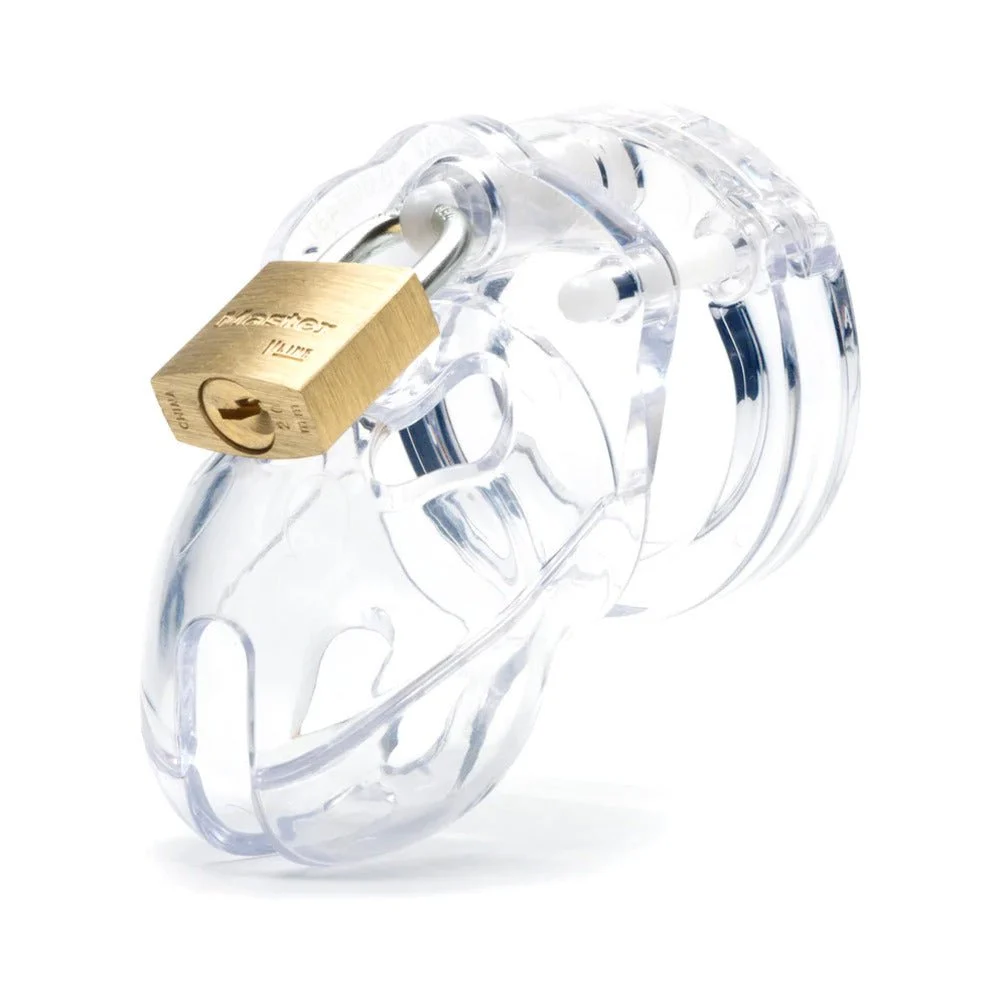 Mr. Stubb 1.75 Chastity Cage Kit Clear