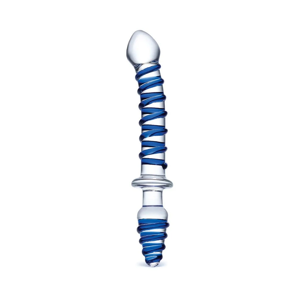 Mr. Swirly Double Ended Glas Dildo And Butt Plug