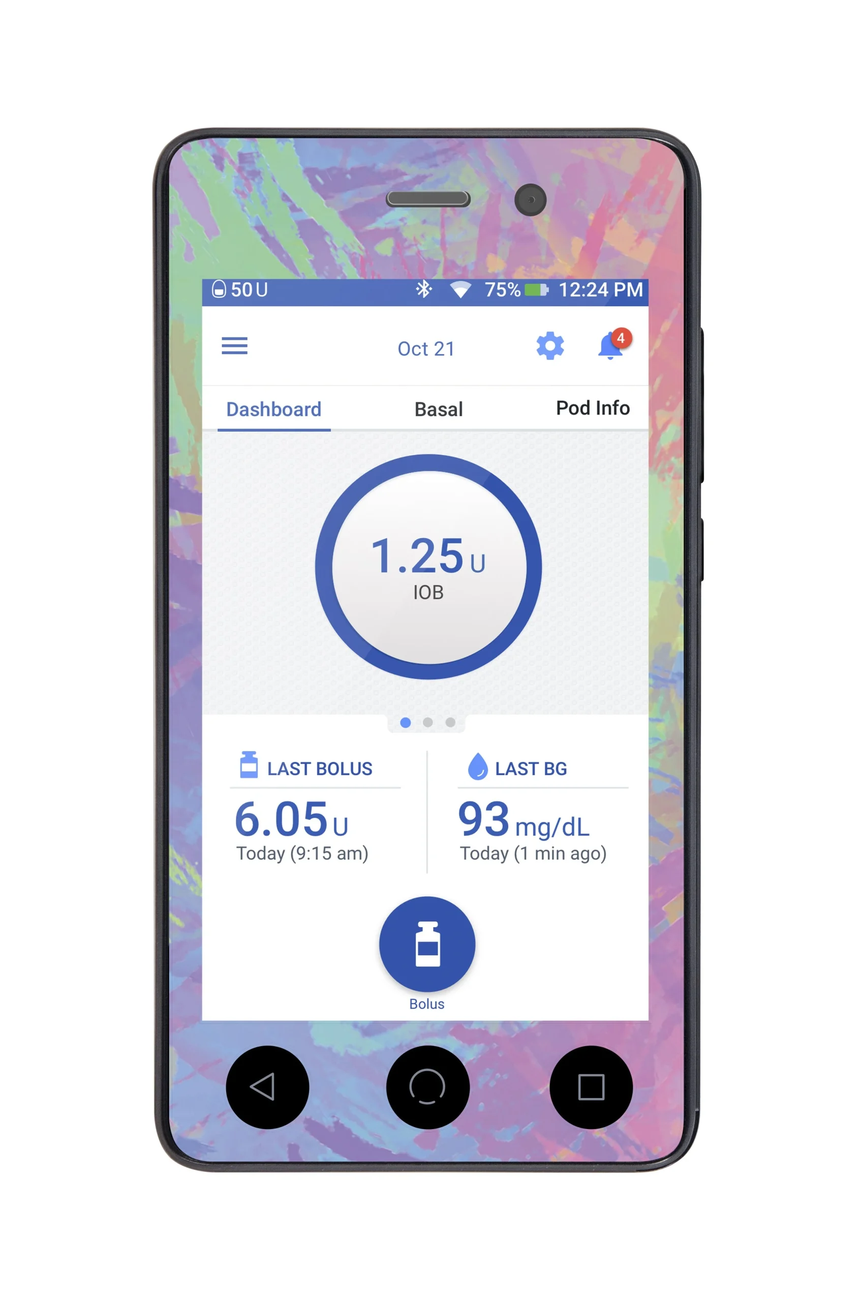 Multi-Color Sticker for Omnipod DASH PDM – Pump Peelz