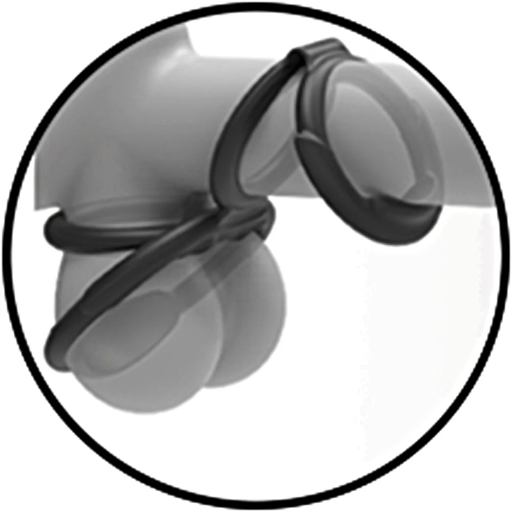 My Penis Ring Quattro Rings, Black