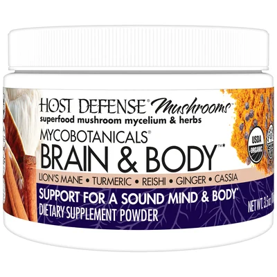 MycoBotanicals Brain & Body™ Powder (Host Defense)