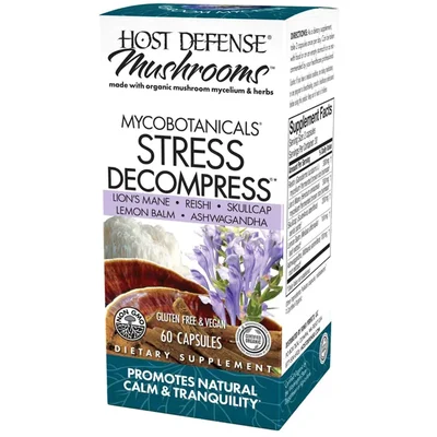 MycoBotanicals Stress Decompress* Capsules (Host Defense)