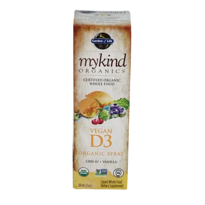 Mykind Organics Vegan D3 Spray (Garden of Life)