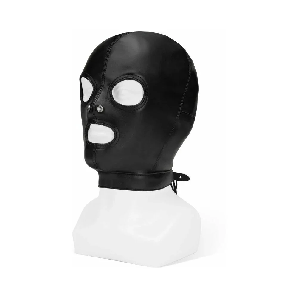 Myu Hood With Eyes Nose Mouth Black