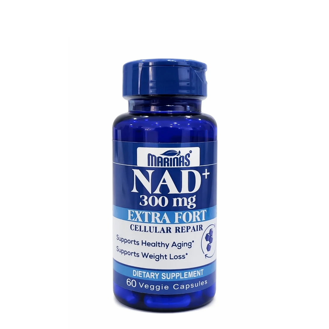 NAD+ 300 Mg 60 Veggie Capsules