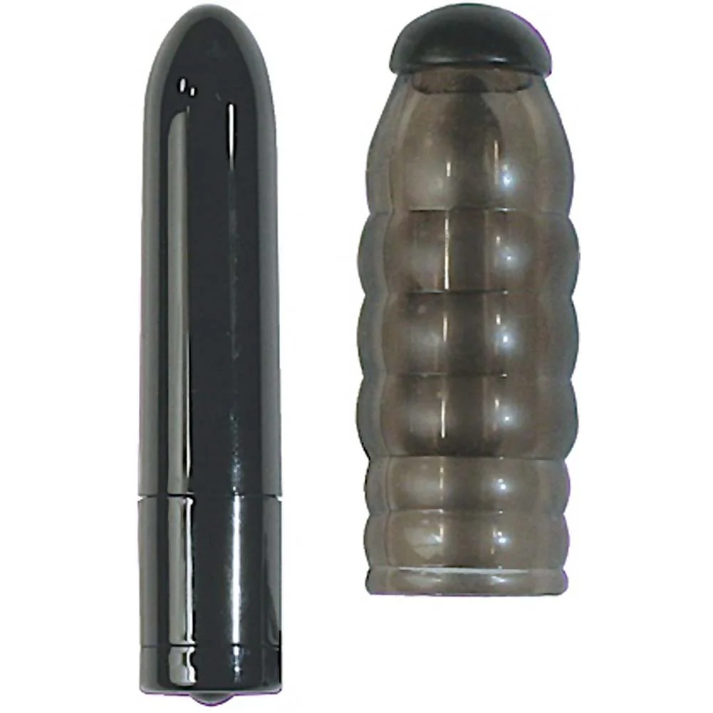 Nasstoys 3 Speed Orgasmic Stimulator Swirl Bullet Vibe, 3", Black