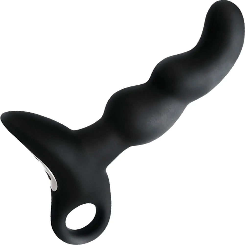 Nasstoys Anal-Ese Vibrating Alpha Plug, 5", Curved Tip