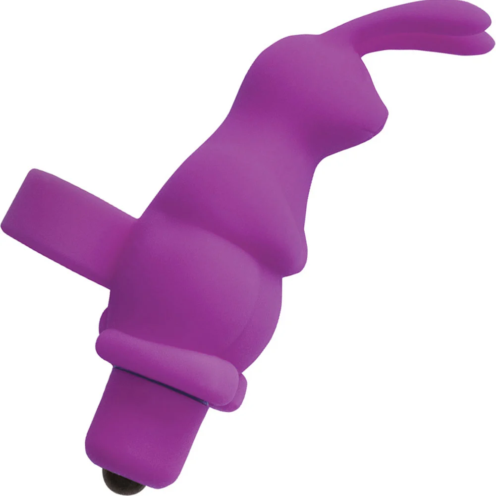 Nasstoys Seduce Me Rabbit Clit Teaser Finger Vibe, 3.5", Purple