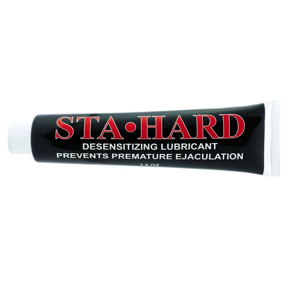 Nasstoys Sta-Hard Desensitizing Lubricant for Men, 1.5 oz (44 g)