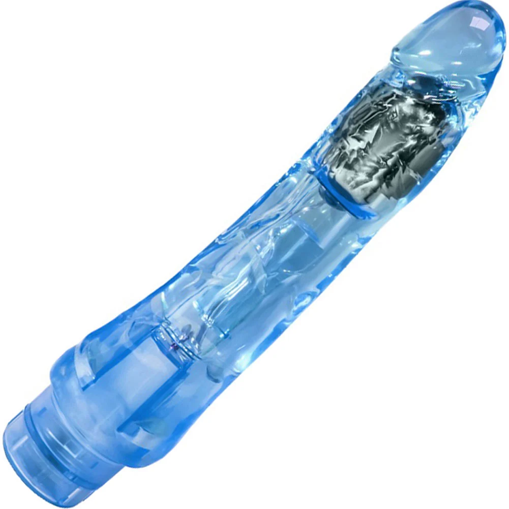 Naturally Yours Mambo Vibrator, 9", Blue
