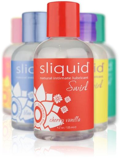 Naturals Swirl Water Based Flavored Intimate Lubricant by Sliquid