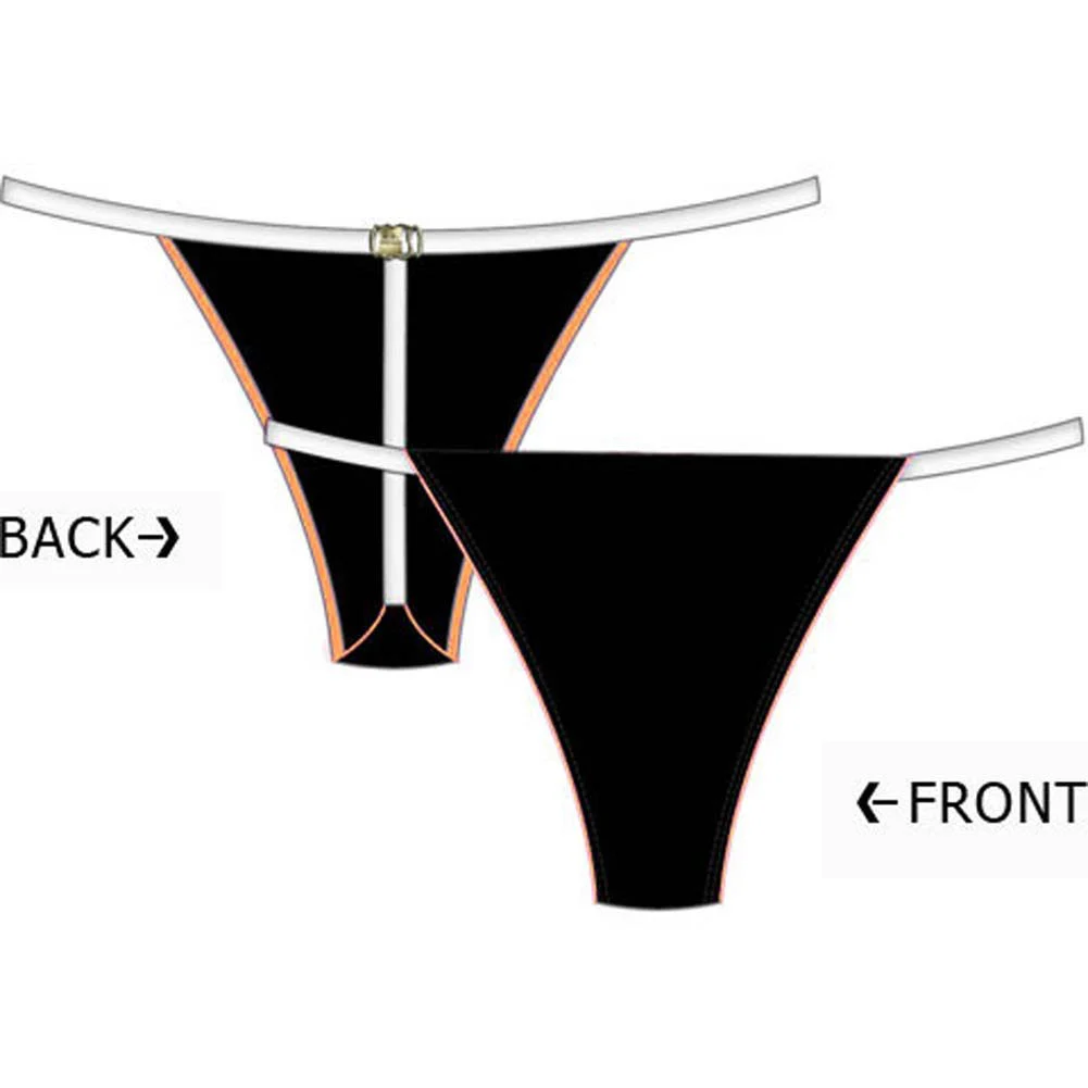 Necessary Objects Barely Nude T-Bar Panty, Small, Black