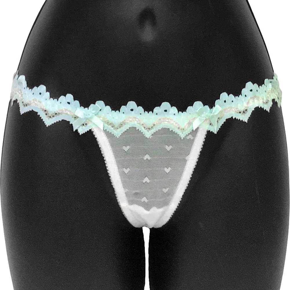Necessary Objects Bright Idea T String Panty for Her, Large, White