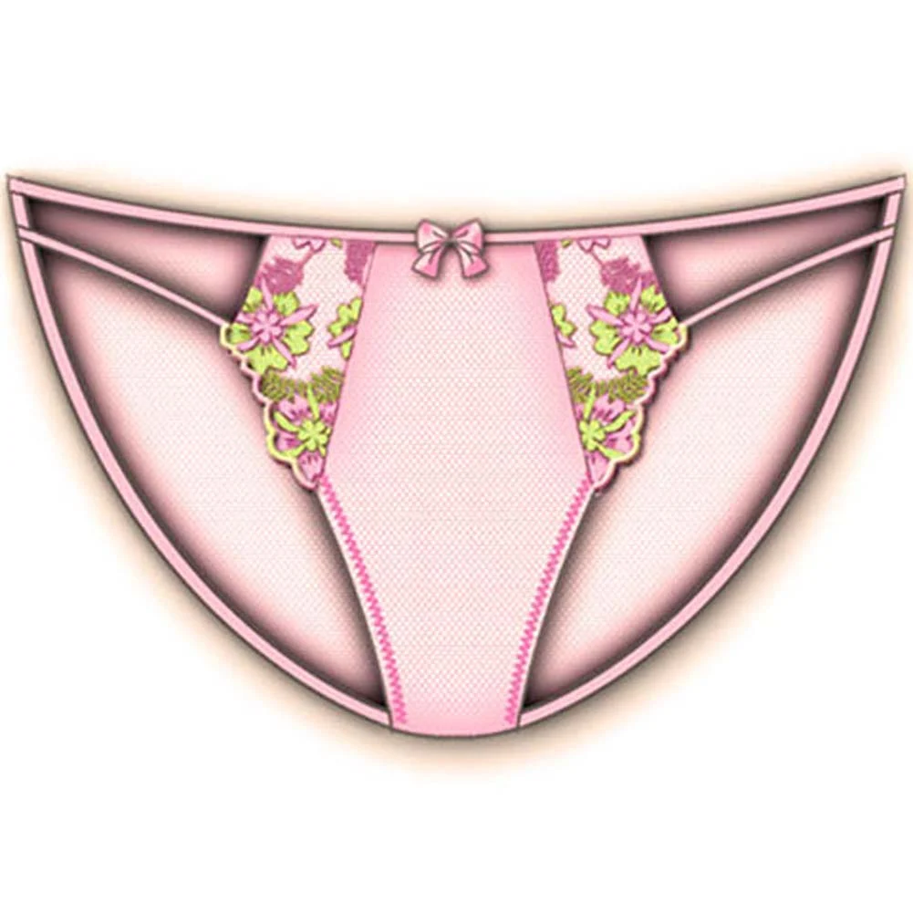 Necessary Objects Lily Of The Valley Strappy Side Bikini, Large, Pink