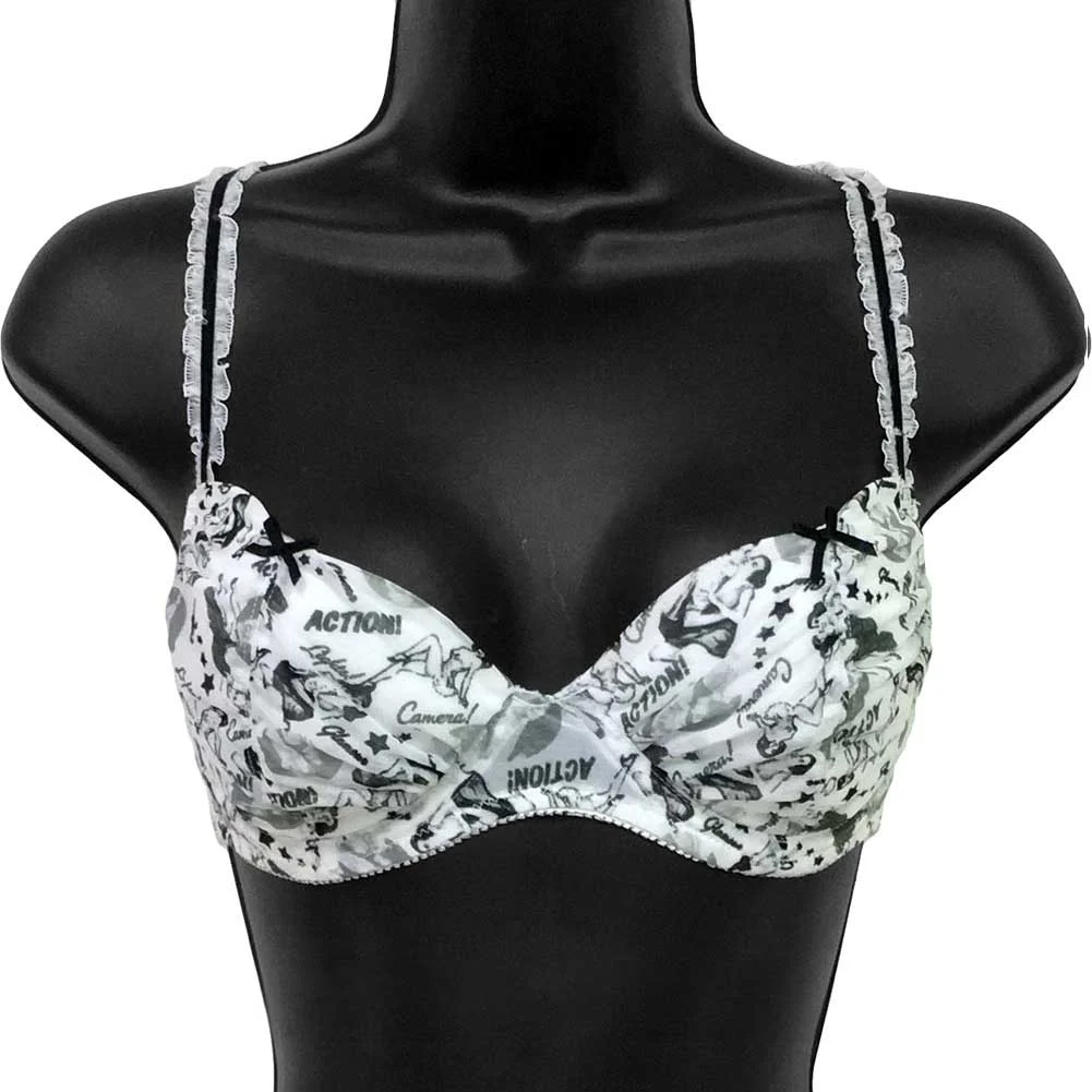 Necessary Objects Silver Screen Molded Underwire Bra, 36C