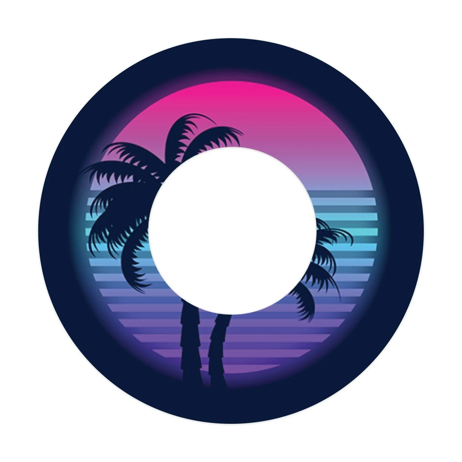 Neon Sunset PatchTape Designed for the FreeStyle Libre 2
