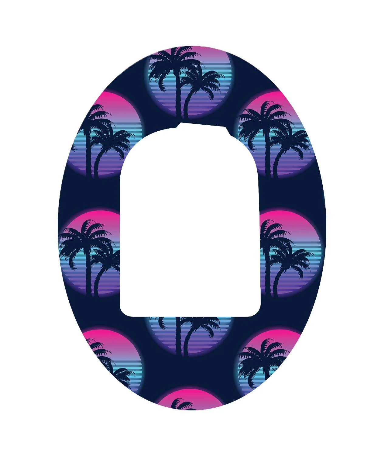 Neon Sunset Pod Patch Tape - Pump Peelz