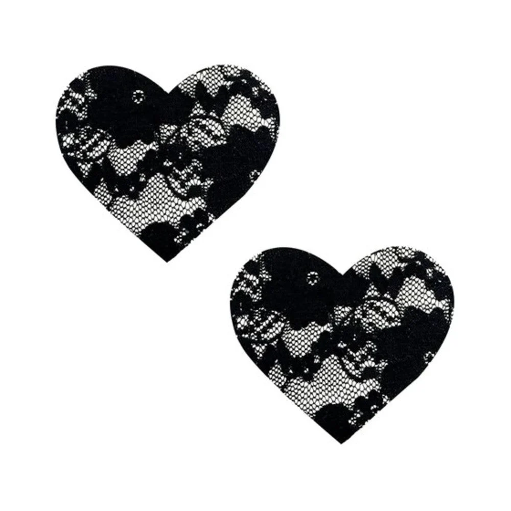 Neva Nude Pasty Heart Lace