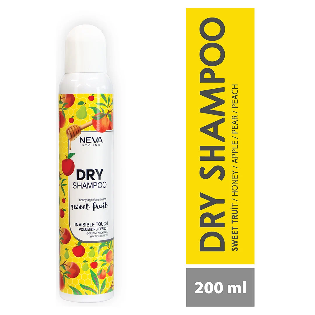 Neva Styling Invisible Touch Dry Shampoo Volumizing Effect With Honey, Apple, Pear & Peach 200 ml