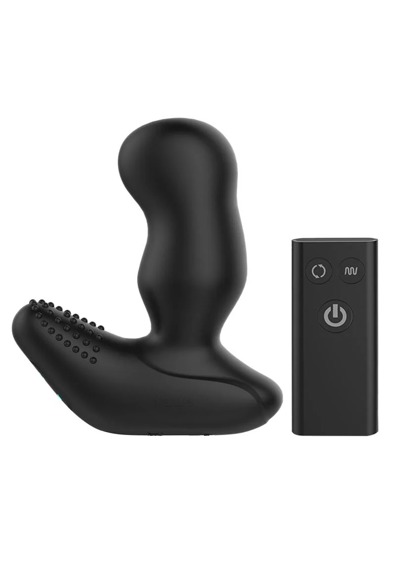 Nexus Revo Extreme Rechargeable Silicone Remote Control Rotating Prostate Massager with Remote Control
