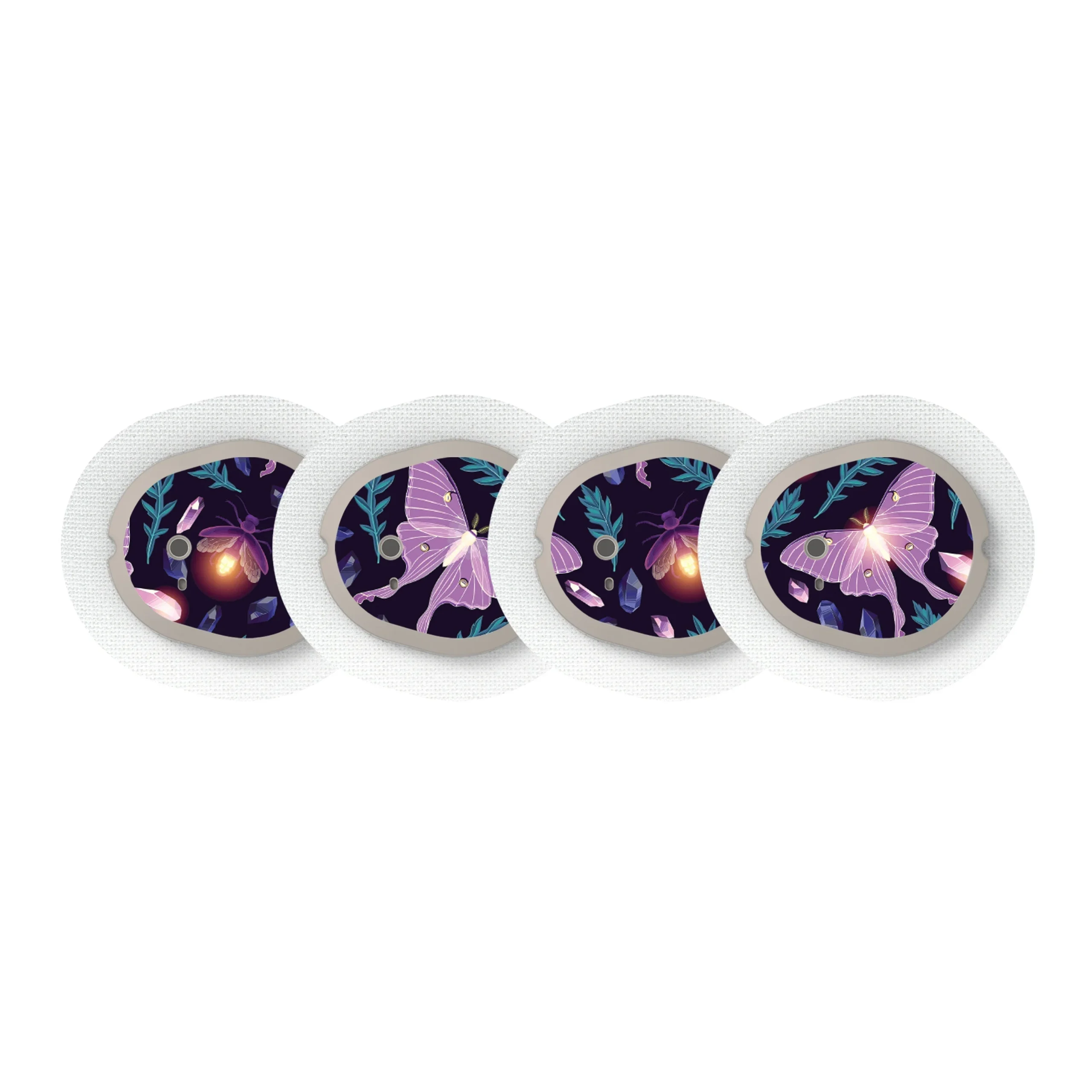 Night Garden Sticker Designed for the DEXCOM G7 and Stelo Transmitter