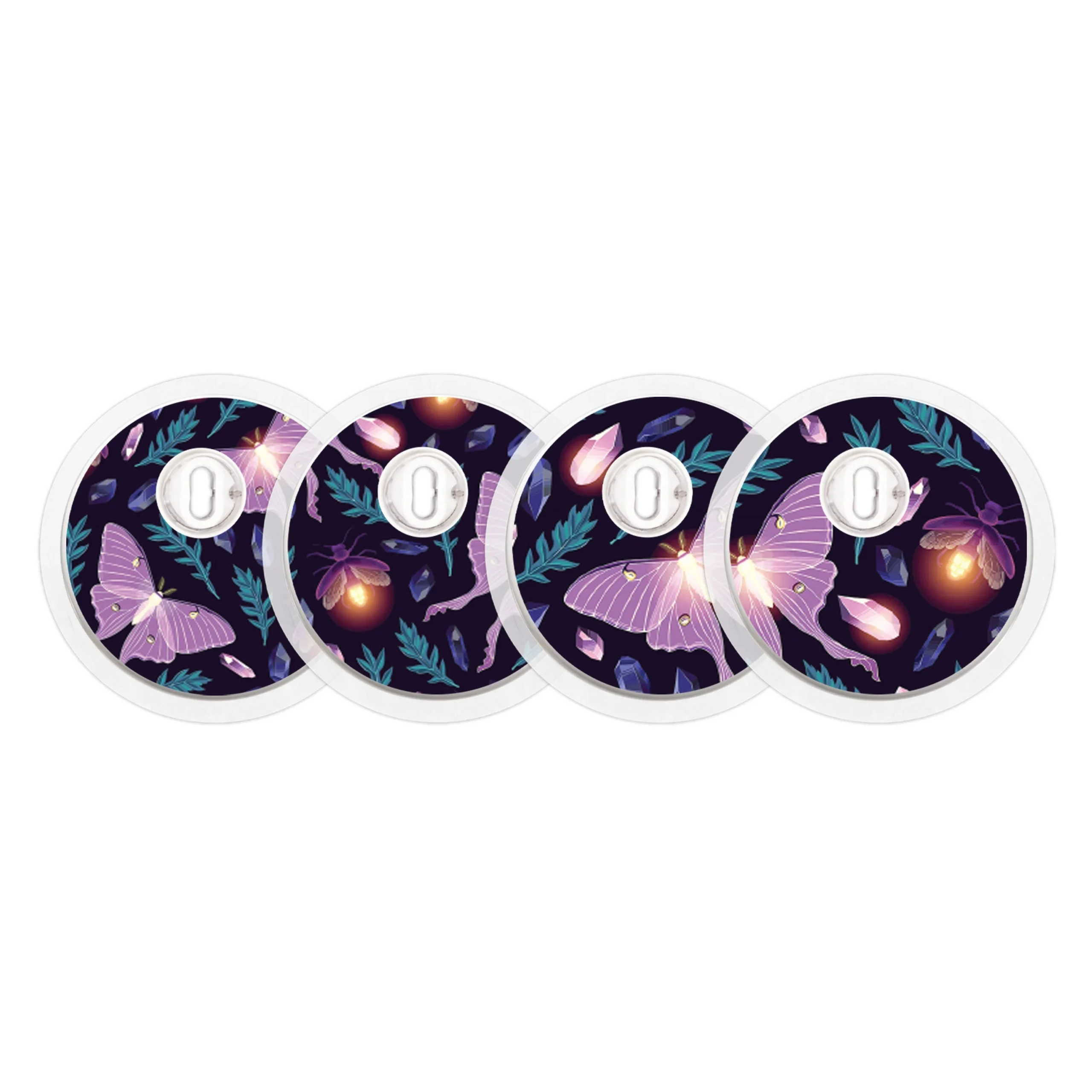 Night Garden Sticker Designed for the FreeStyle Libre 3 Plus & LingoSensor