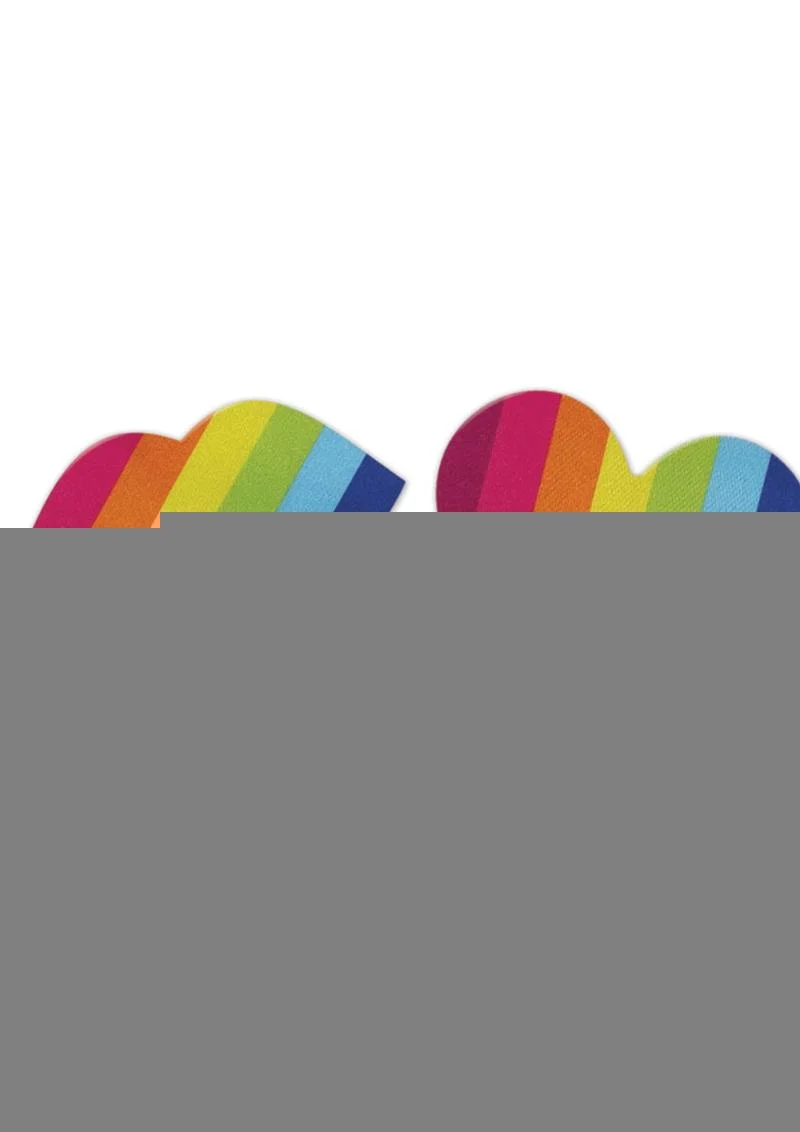 Nipplicious Rainbow Nipple Pasties - 2 Pairs