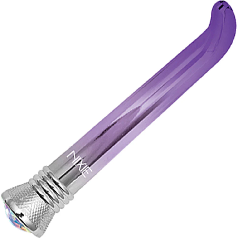 Nixie Waterproof 10 Function G-Spot Vibe, 7", Purple Ombre Glow