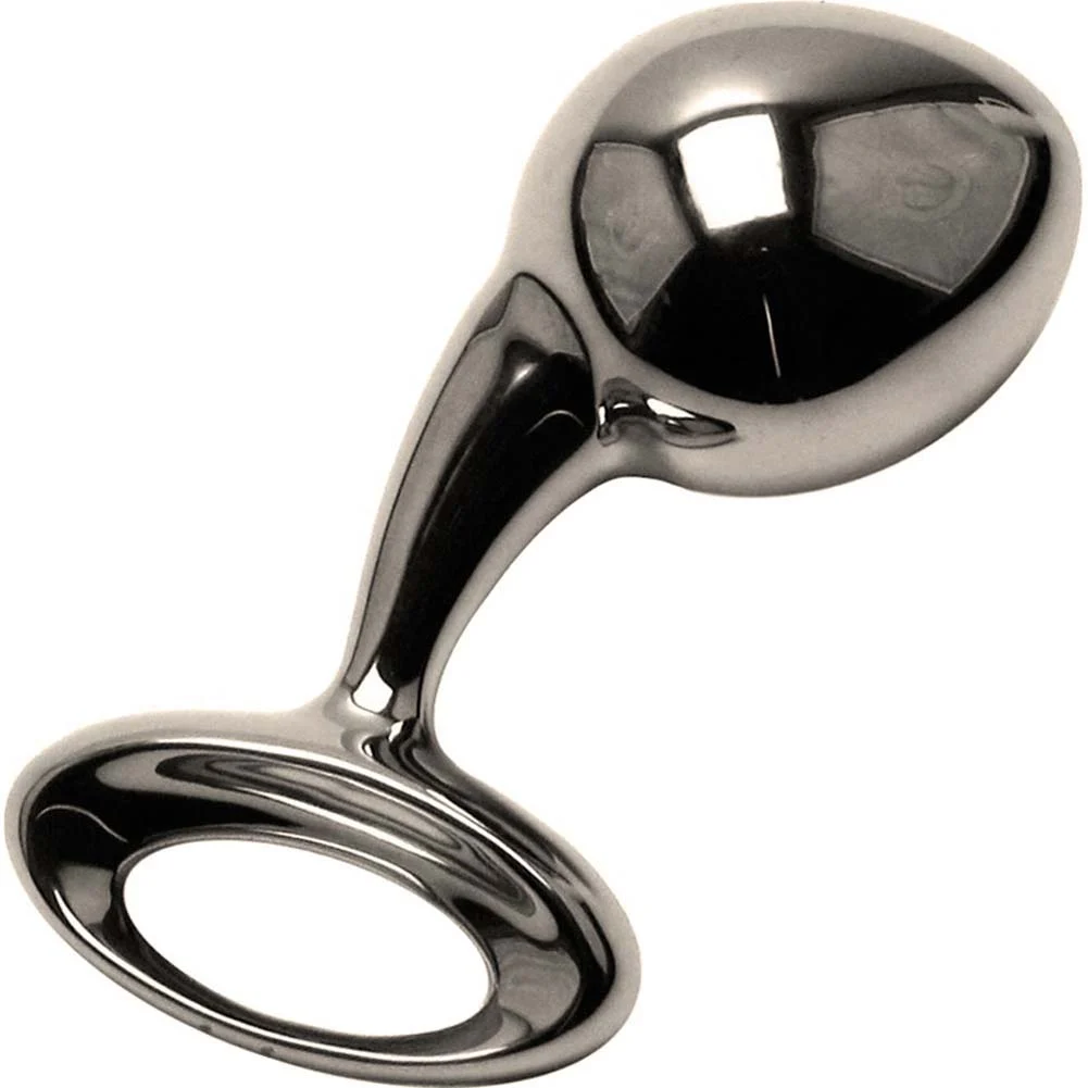 Njoy Pure Metal Butt Plug, Large 4", Polished Steel