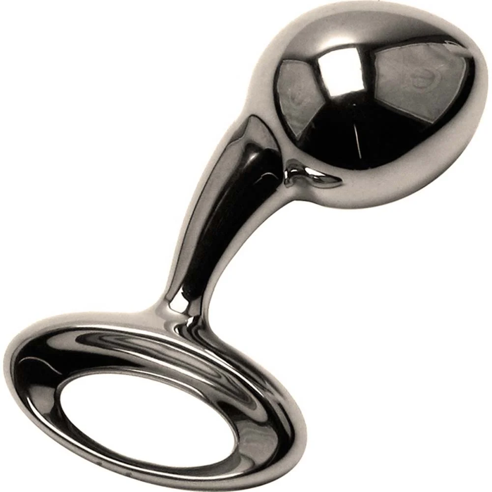 Njoy Pure Metal Butt Plug, Medium 3.5", Polished Steel