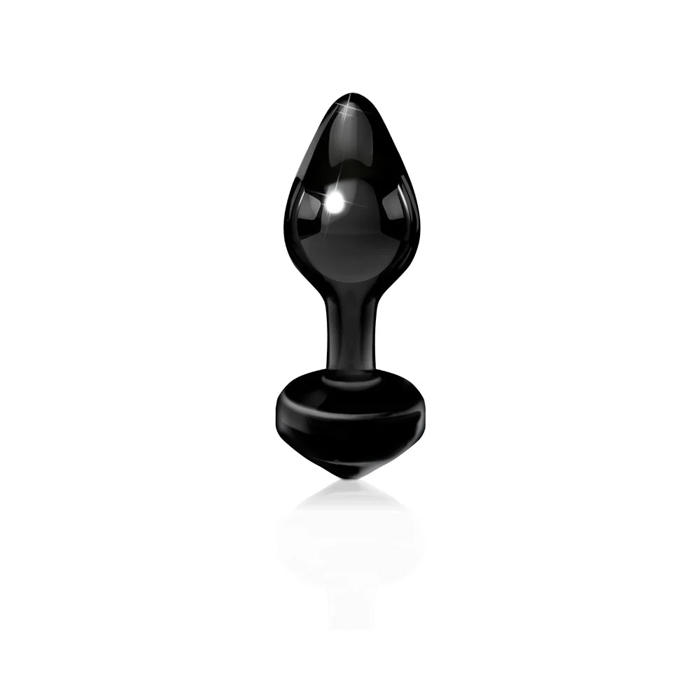 No. 44 Glass Butt Plug Black