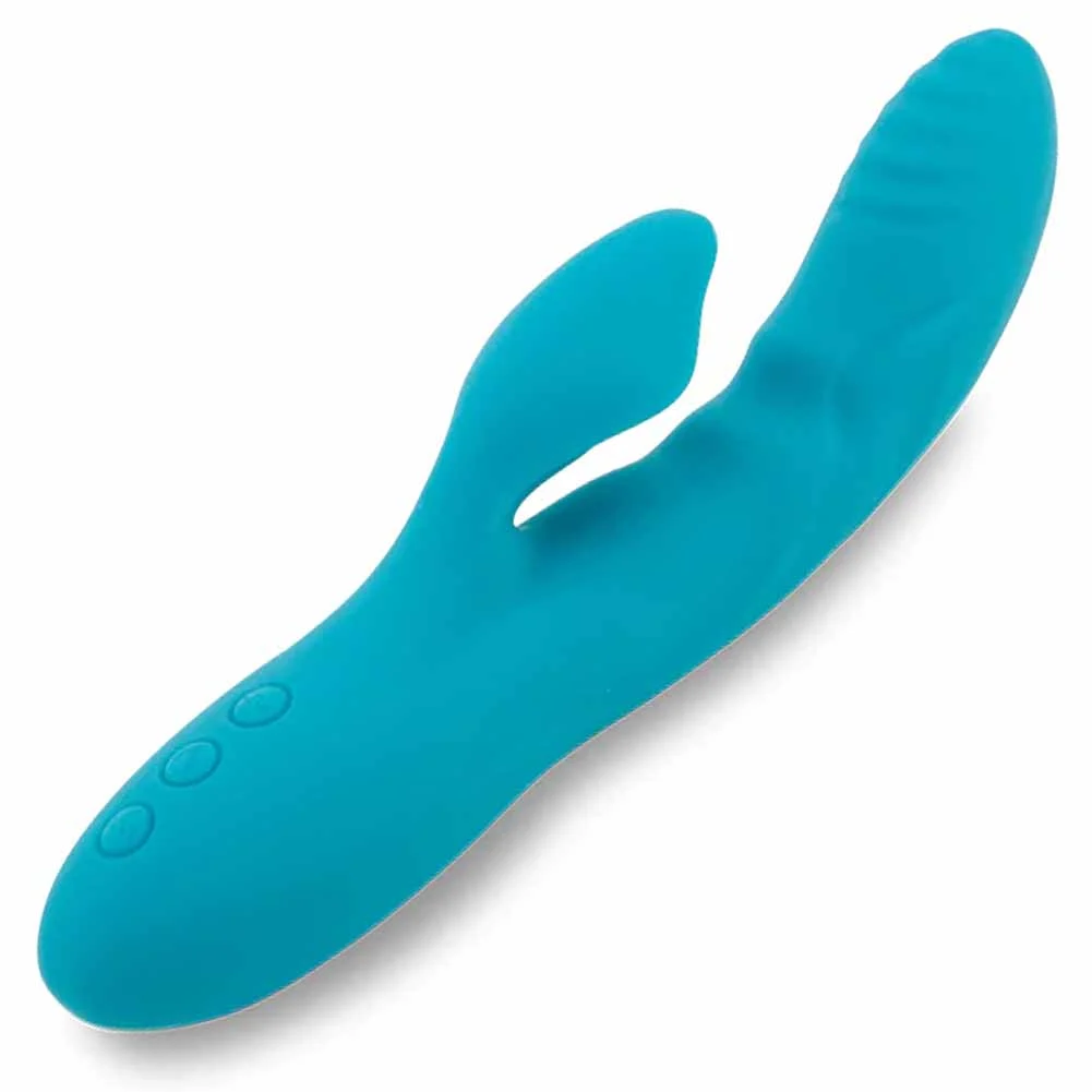 Nu Sensuelle Nubii Kiah Rabbit Vibrator, 8.25", Blue